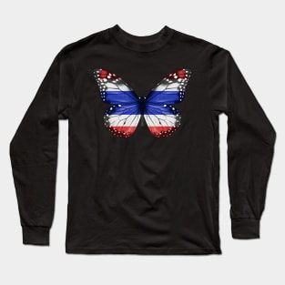 Thai Flag  Butterfly - Gift for Thai From Thailand Long Sleeve T-Shirt